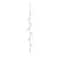 6.5ft. Pre-Lit Artificial Halloween Black Twig Garland with 48 Purple LED Lights